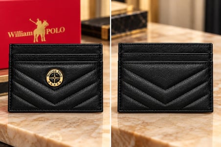 WİLLİAMPOLO Anka Hakiki Deri Unisex Kartlık-İnce Tasarım 