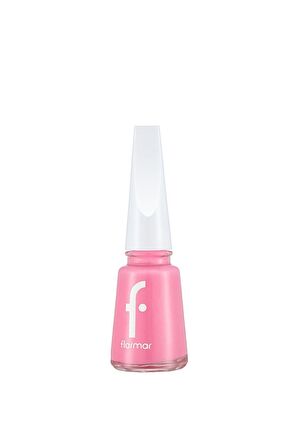 Flormar Klasik Parlak Bitişli Yüksek Pigmentli Oje - Nail Enamel -555 Pınk Flare- 8682536054539
