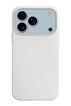 Apple iPhone 17 Pro 6.3'' Liquid Lansman Silikon Kılıf İnci Beyazı