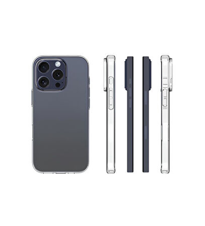 Apple iPhone 16 Pro Max Premium Süper Silikon Kılıf