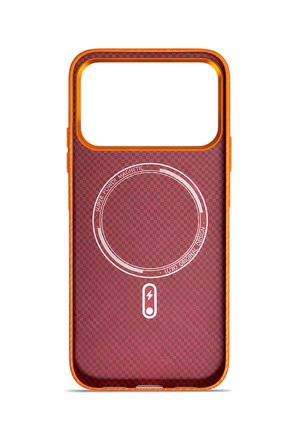 CARBONAIR MAGFORGE Elite Inferno Pulse iPhone 17 Pro MagSafe Karbon Kılıf