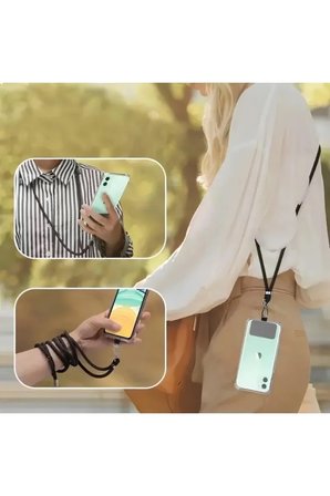 Samsung Galaxy A34 Kartlıklı Askı+Aparatlı Antişok Kılıf Beyaz