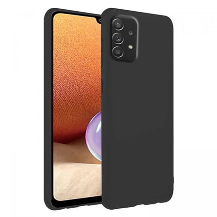 Samsung Galaxy A53 İnce Mat Silikon Kılıf Siyah
