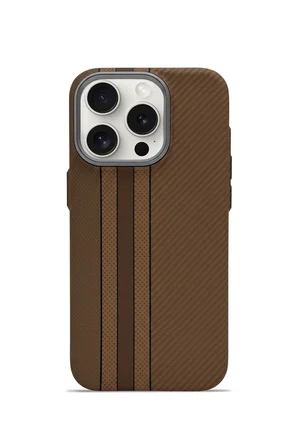 Aether Carbon iPhone 15 Plus MagSafe Karbon Kılıf Desert Torque