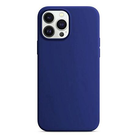 Apple iPhone 14 Pro Max 6.7'' Liquit Lansman Silikon Lacivert