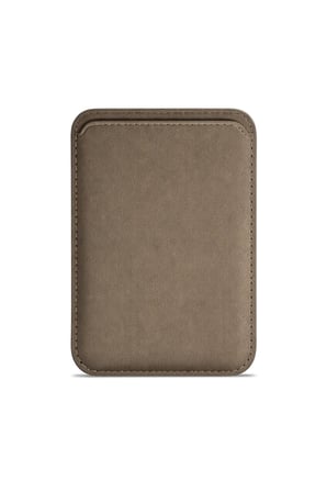 Lunex Premium Süet Magsafe Kartlık Sandstone Beige iPhone 11 Pro Max