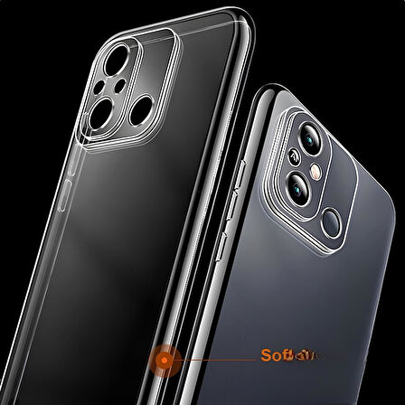 Xiaomi Redmi 12C Premium Şeffaf Silikon Kılıf