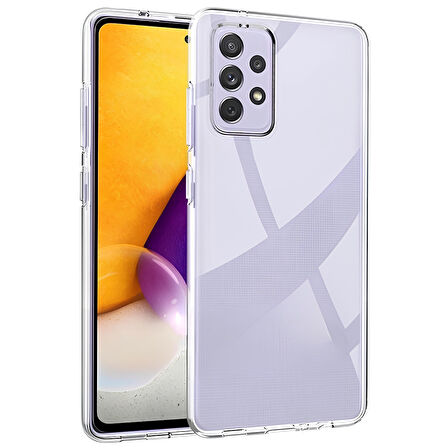 Samsung Galaxy A32 Premium Silikon Kılıf Şeffaf