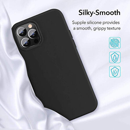 Apple iPhone 16 Pro 6.1'' Premium Silikon Kılıf Siyah
