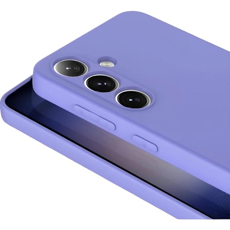 Samsung Galaxy S23 FE İçi Kadife Silikon Kılıf Lila
