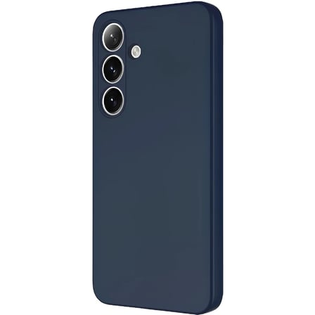 Samsung Galaxy S24 Plus İçi Kadife Silikon Kılıf Lacivert