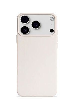 Apple iPhone 17 Pro 6.3" Liquid Lansman Silikon Kılıf Krem