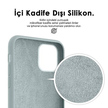 Apple iPhone 16 Pro Max 6.9'' Liquit Lansman Silikon Koyu Yeşil