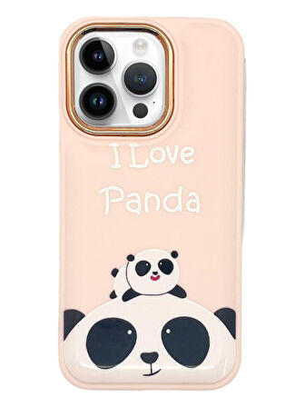 Puffy Case iPhone 15 Pro Panda