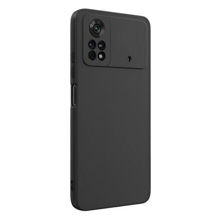 Xiaomi Poco X4 Pro 5G Premium Silikon Kılıf Siyah