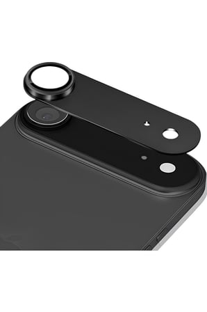 Apple iPhone 17 Air Premium Tam Kaplama Lens Koruma Siyah