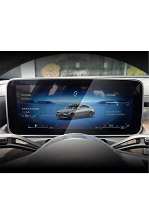 Mercedes Yeni C Seri Direksiyon Arkası 12.3 Inç Dijital Gösterge Ekran Nano Koruyucu