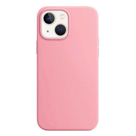 Apple iPhone 13 6.1'' Liquit Lansman Silikon Pembe