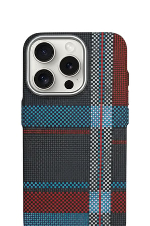 Aether Carbon iPhone 15 MagSafe Karbon Kılıf Urban Gridline