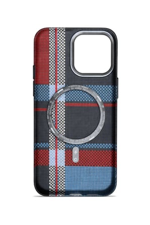 Aether Carbon iPhone 15 MagSafe Karbon Kılıf Urban Gridline