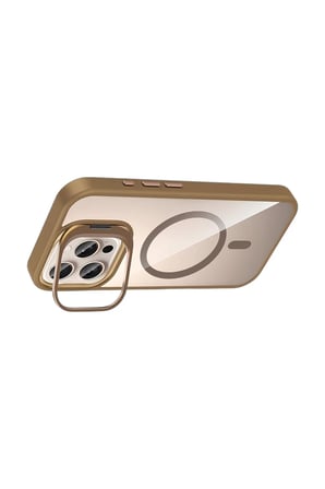 iPhone 16 Pro 6.3'' StandGuard MagSafe Kılıf + Lens Koruma Kum Beji