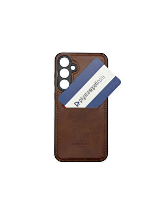 Redmi Note 13 4G Kartlıklı Rich Boss Lüx Deri Kılıf Siyah