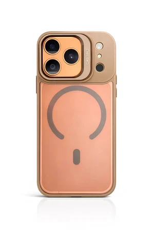iPhone 17 Pro Max StandGuard MagSafe Kılıf + Lens Koruma Kum Beji