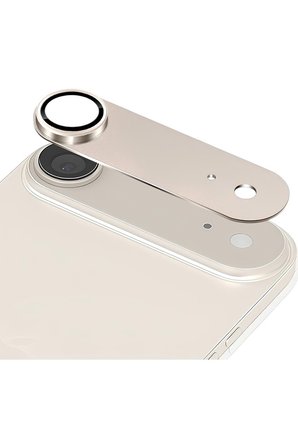 Apple iPhone 17 Air Premium Tam Kaplama Lens Koruma Gold