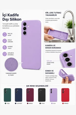 Samsung Galaxy A14 Liquit Lansman Silikon Lacivert