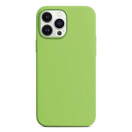 Apple iPhone 15 Pro Max 6.7'' Liquit Lansman Silikon Yeşil