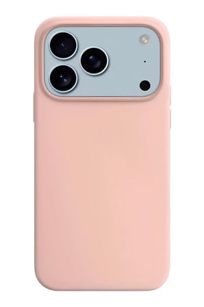 Apple iPhone 17 Pro 6.3'' Liquid Lansman Silikon Kılıf Pudra Pembe