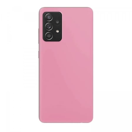 Samsung Galaxy A73 İnce Mat Silikon Kılıf Pembe