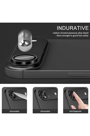 Apple iPhone 17 Air Premium Tam Kaplama Lens Koruma Mavi