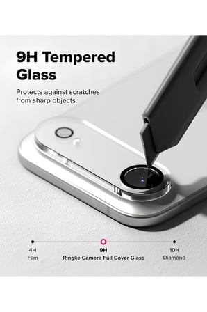 Apple iPhone 17 Air Premium Tam Kaplama Lens Koruma Gümüş