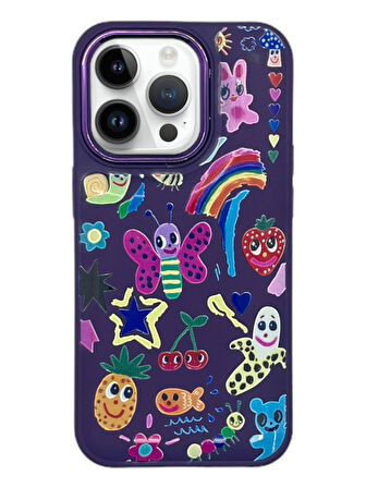 Puffy Case iPhone 15 Pro Rengarenk