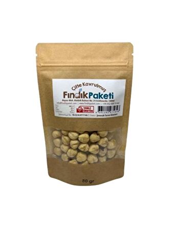 Fındık Paketi Çifte Kavrulmuş İç Fındık 80 gr