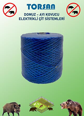 TORSAN 220V ADAPTÖRLÜ EKO PLUS 1500 Elektrikli Çit Sistemi ( Domuz - Ayı Kovucu ) 1500MT