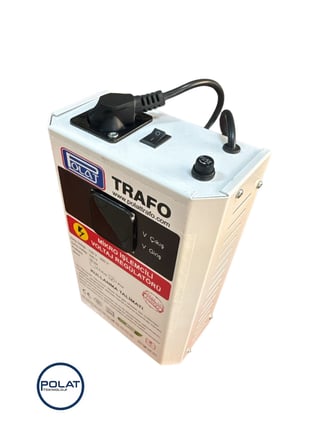 Polat Trafo 1 kVA (1000VA) Mikro İşlemcili Kombi ve TV Voltaj Regülatörü (Dijital Ekranlı)