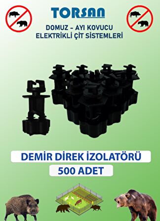 Elektrikli Çit Tel Demir İzolatör 500 ADET