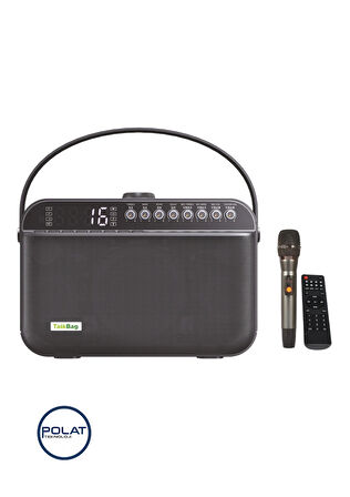 TALKBAG TB-100 Taşınabilir Bluetooth Hoparlör | 120W Güç – Kablosuz Mikrofon – 6 Saat Batarya