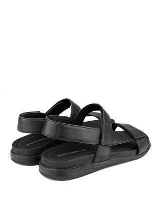 Hush Puppies Siyah Erkek Sandalet Mausali