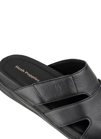 Hush Puppies Siyah Erkek Sandalet Ratang
