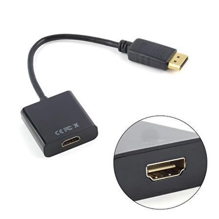 Displayport To Hdmi Çevirici Dönüştürücü Adaptör