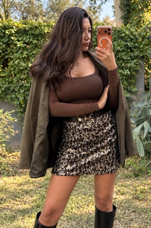 Haki Süet Dokulu Oversize Kadın Blazer Ceket