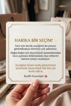 Garnili Bel Detay Jean Etek (Ekru)