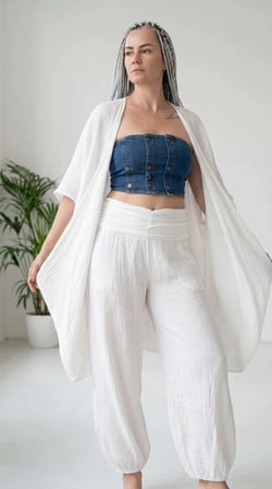 Denim, Tasarım Dikiş, Full Likralı, Düğme Detay Büstiyer