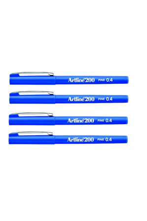 ARTLİNE 200N FİNE WRİTİNG PEN BLUE ( 4 Adet )