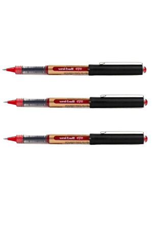 UNİBALL EYE BROAD 1.0 ROLLER KALEM KIRMIZI ( Üç Adet )