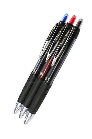 Uniball Signo 207 0.7 Mekanik Jel Kalem ( Siyah-mavi-kırmızı)