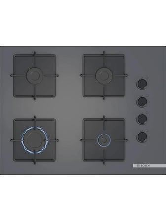 Bosch Grey 3 Lü Ankastre Set 626 ( HBJ559EH6T - POP7C9P31O - DWK64PJ70T ) - 3D Fry Tepsili - 67CM Ocak 